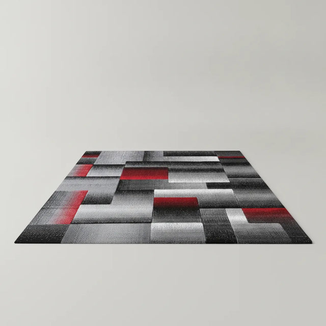 Tapis nordique abstrait lavable
