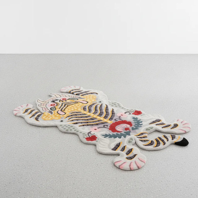 Tapis peau de tigre doux
