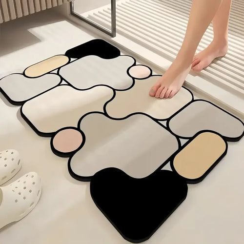 Tapis de bain absorbant séchage rapide