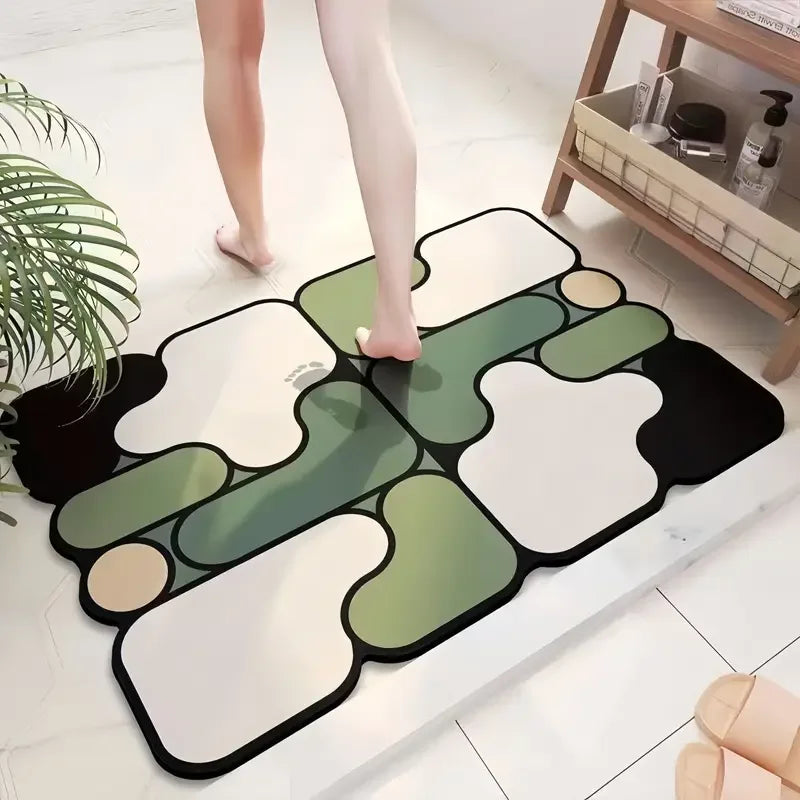 Tapis de bain absorbant séchage rapide