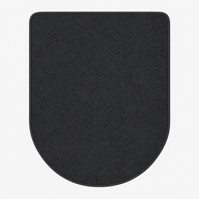 Tapis de bureau uni en flanelle épaisse