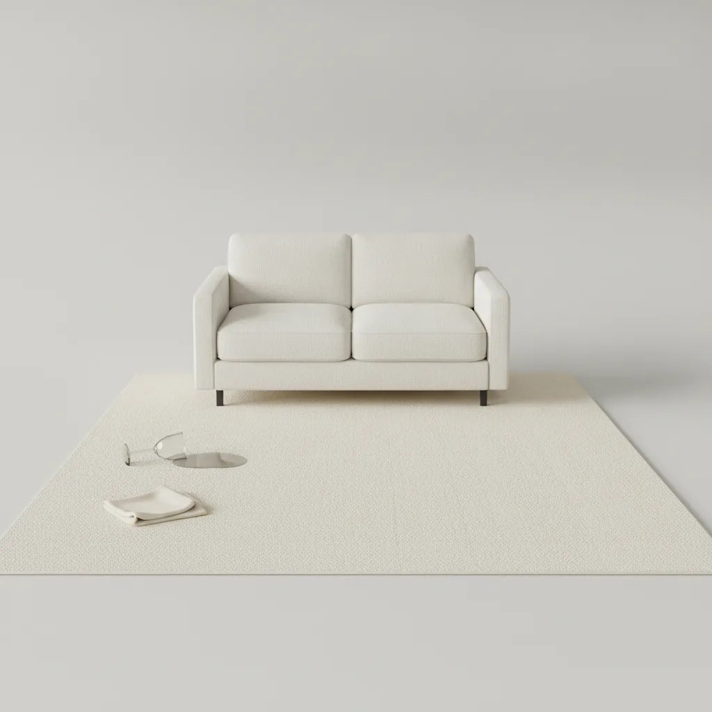 Tapis salon minimaliste lavable
