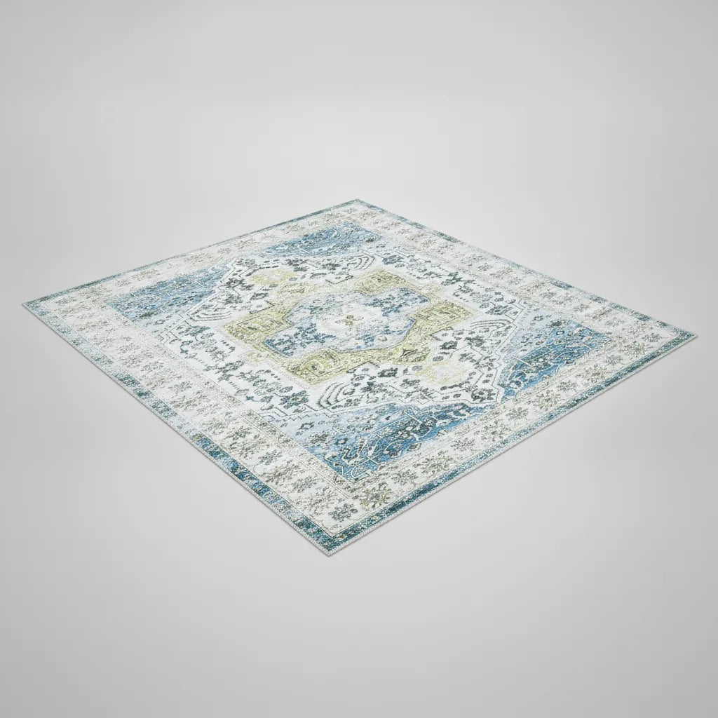 Tapis oriental vintage lavable