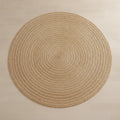 Tapis rond en jute naturel