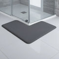 Tapis de bain en L pour coin de douche