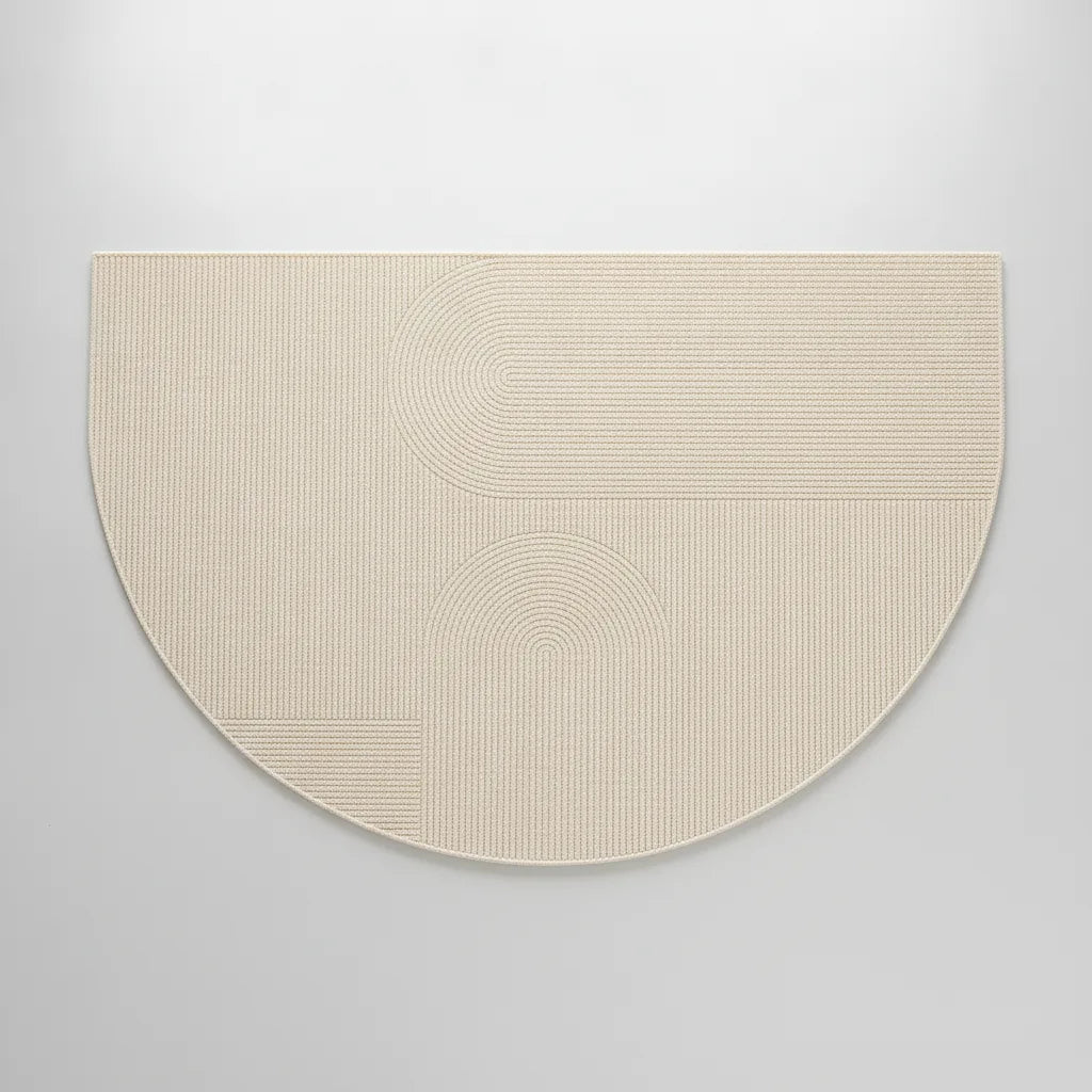 Tapis d'entrée extérieur motif arcs