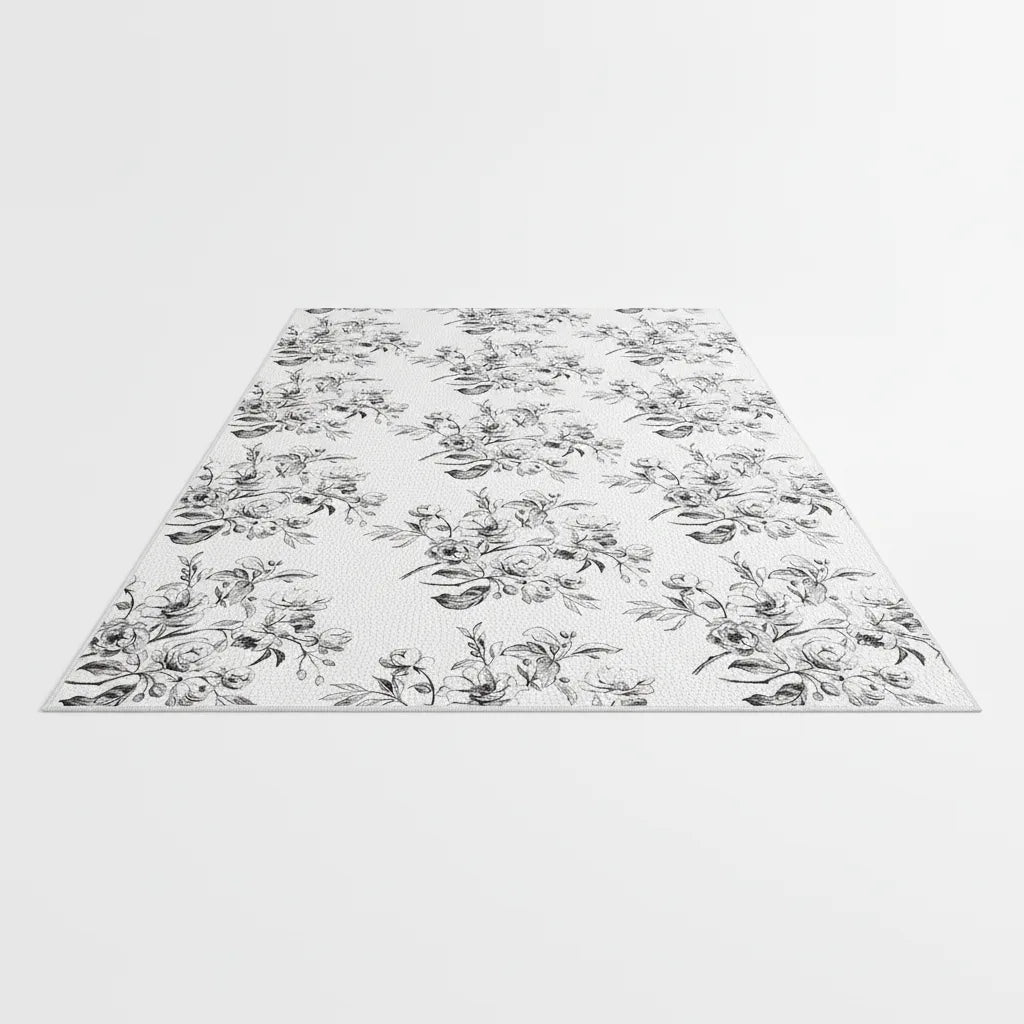 Tapis extérieur imprimé feuillage