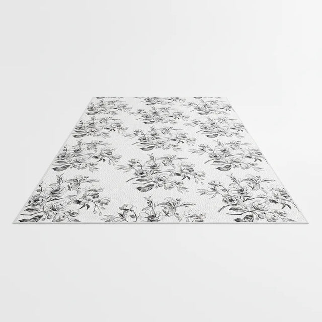 Tapis extérieur imprimé feuillage