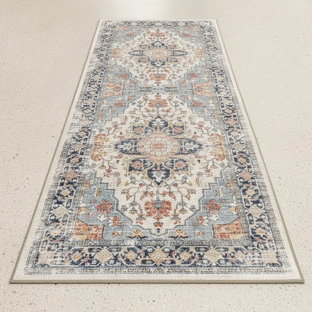Tapis de couloir bohème vintage