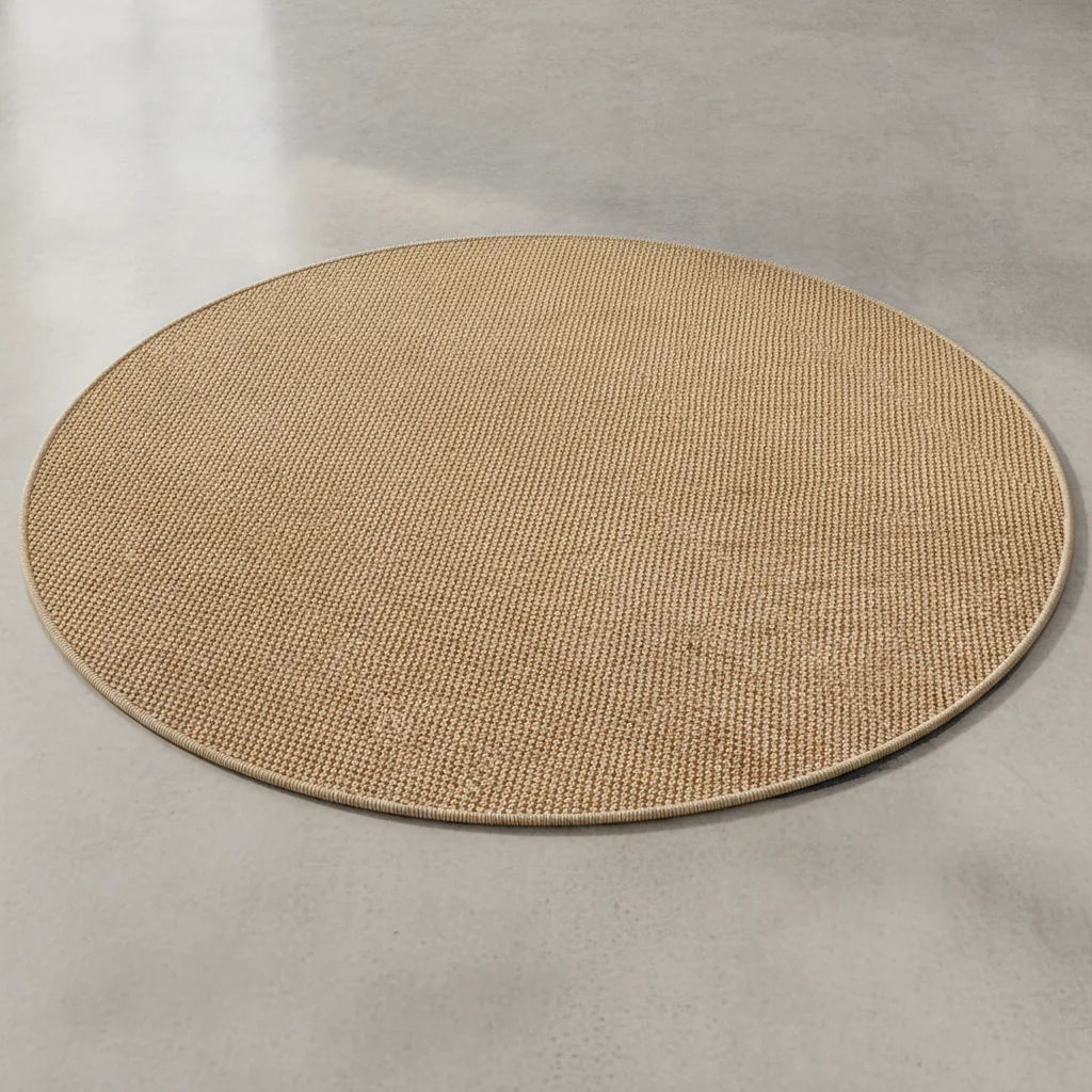 Tapis rond fin lavable en machine