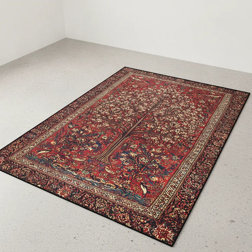 Tapis d'extérieur boho fleuri