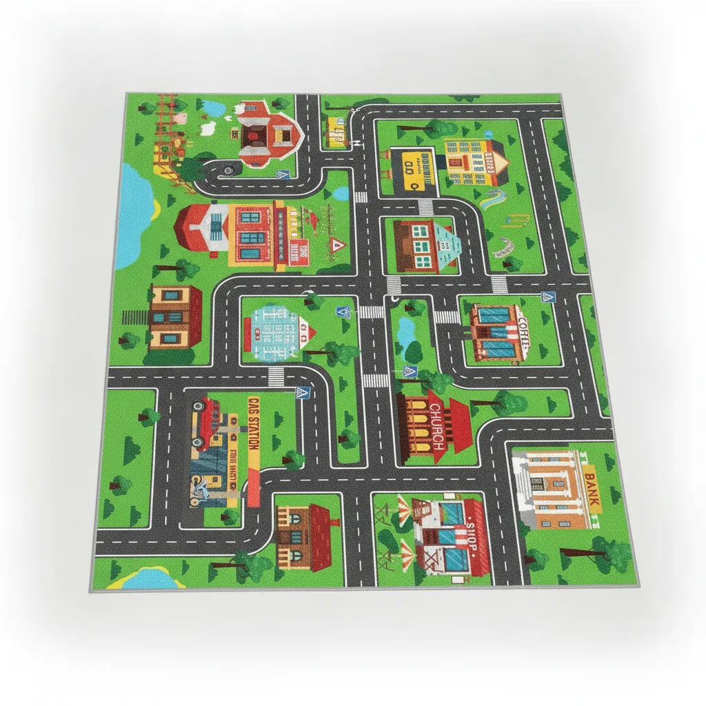 Tapis enfant circuit de ville