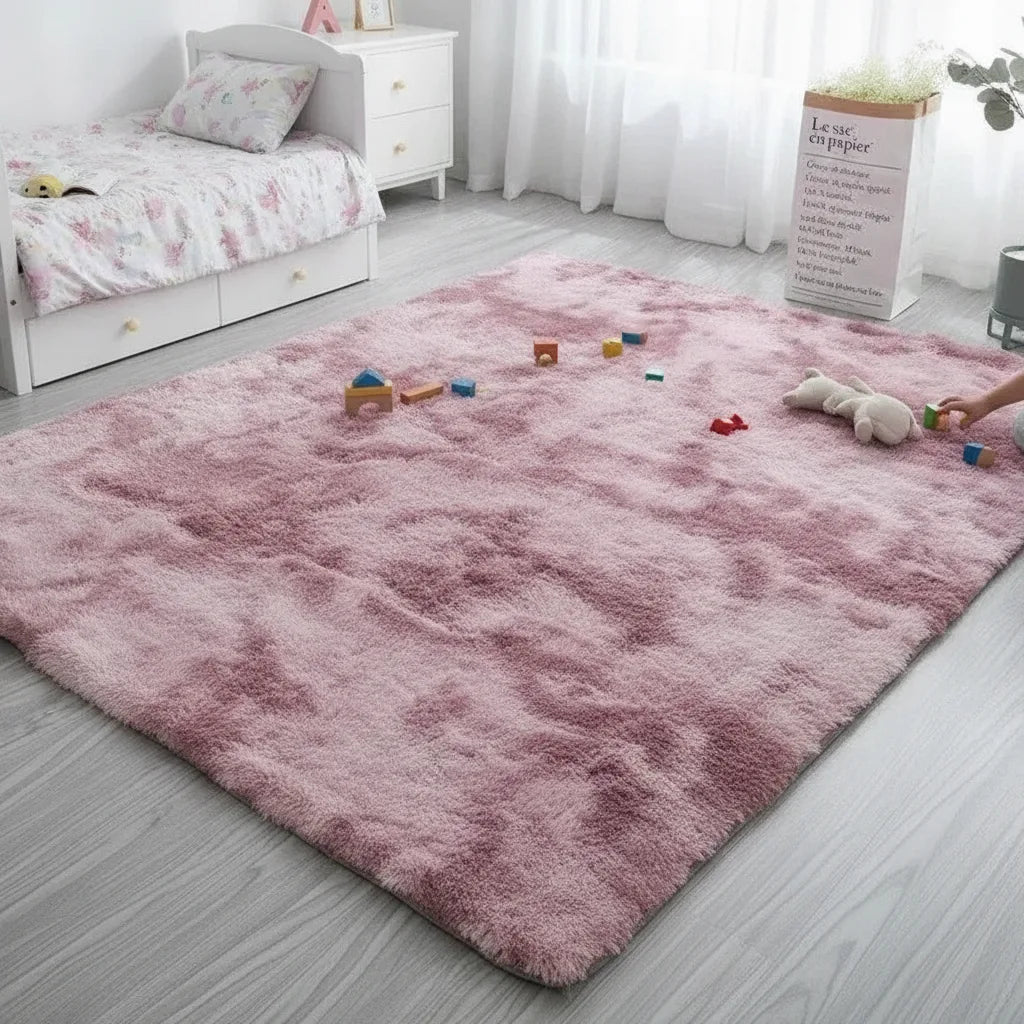 Tapis chambre enfant dégradé de couleur