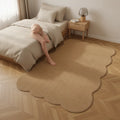 Tapis de chambre aspect sisal beige