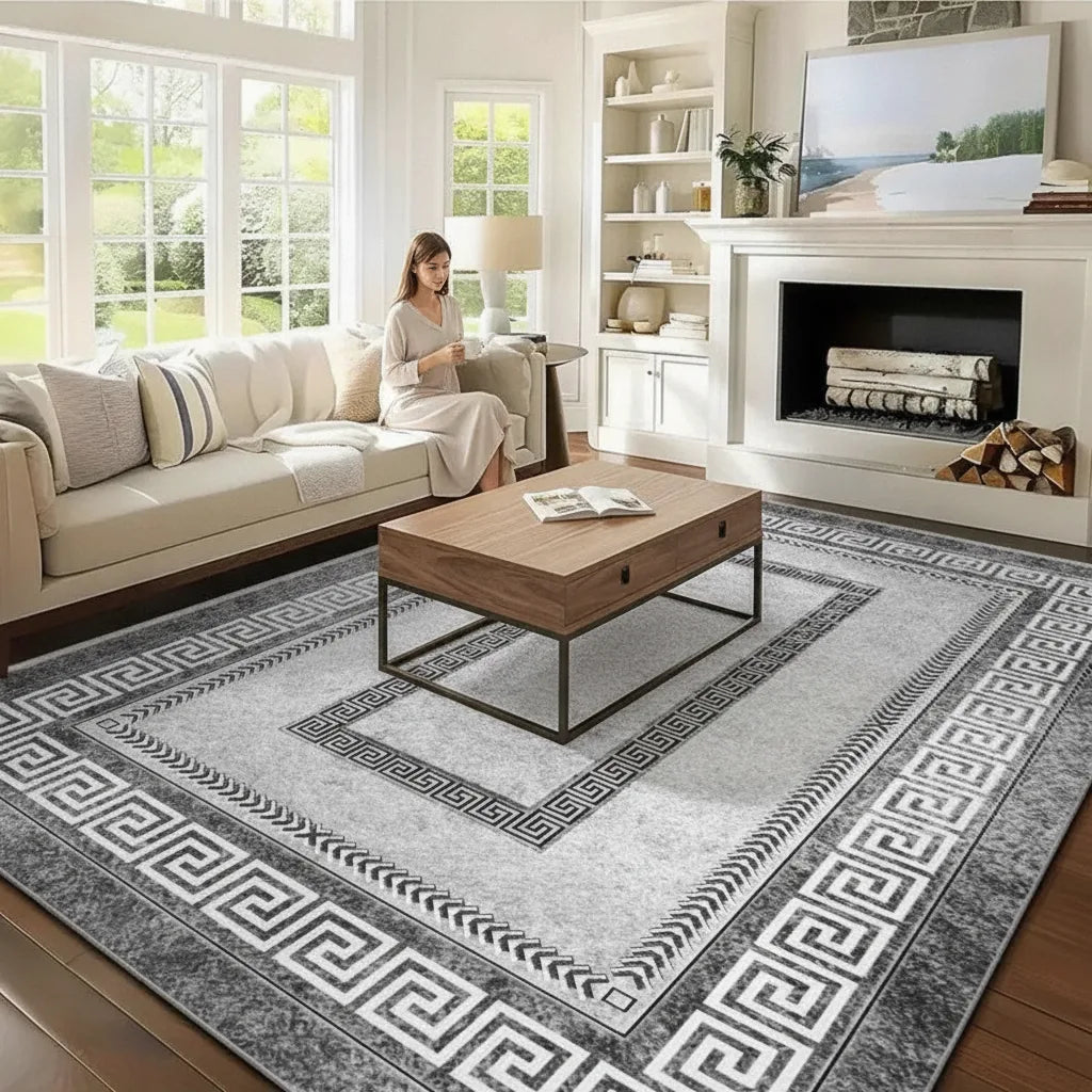 Tapis salon moderne sous table basse