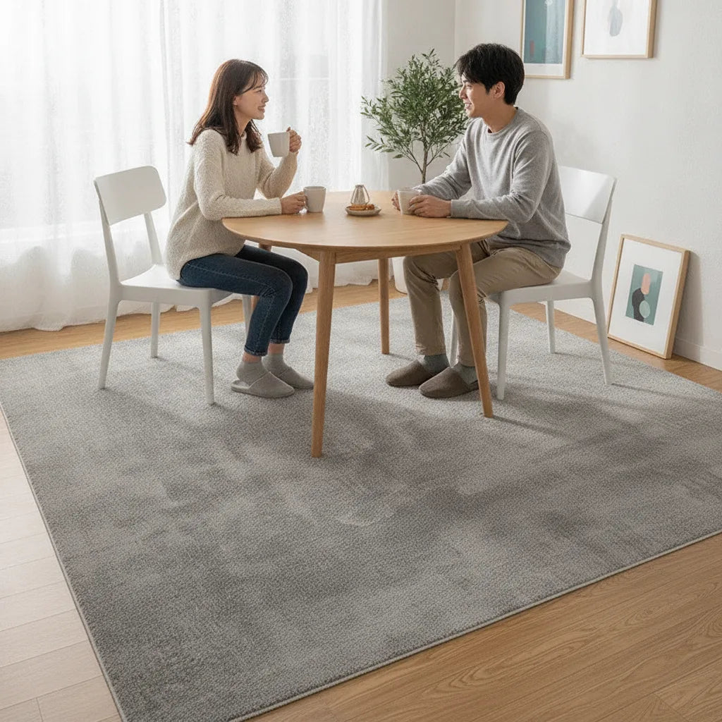 Tapis de salon uni minimaliste