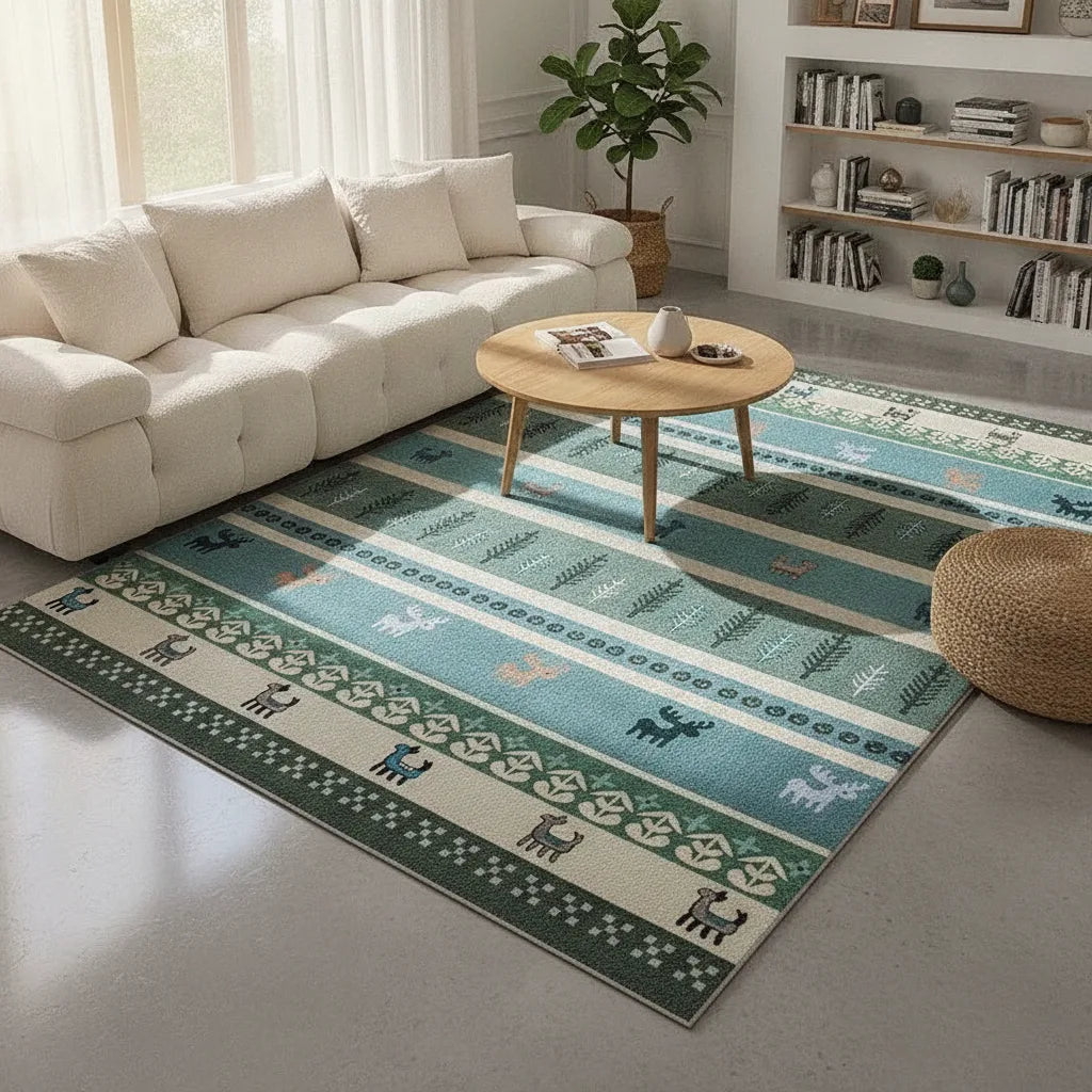 Tapis de salon berbère marocain