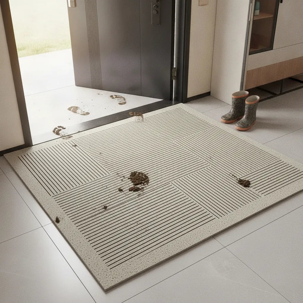 Tapis d'entrée gratte-pieds antidérapant