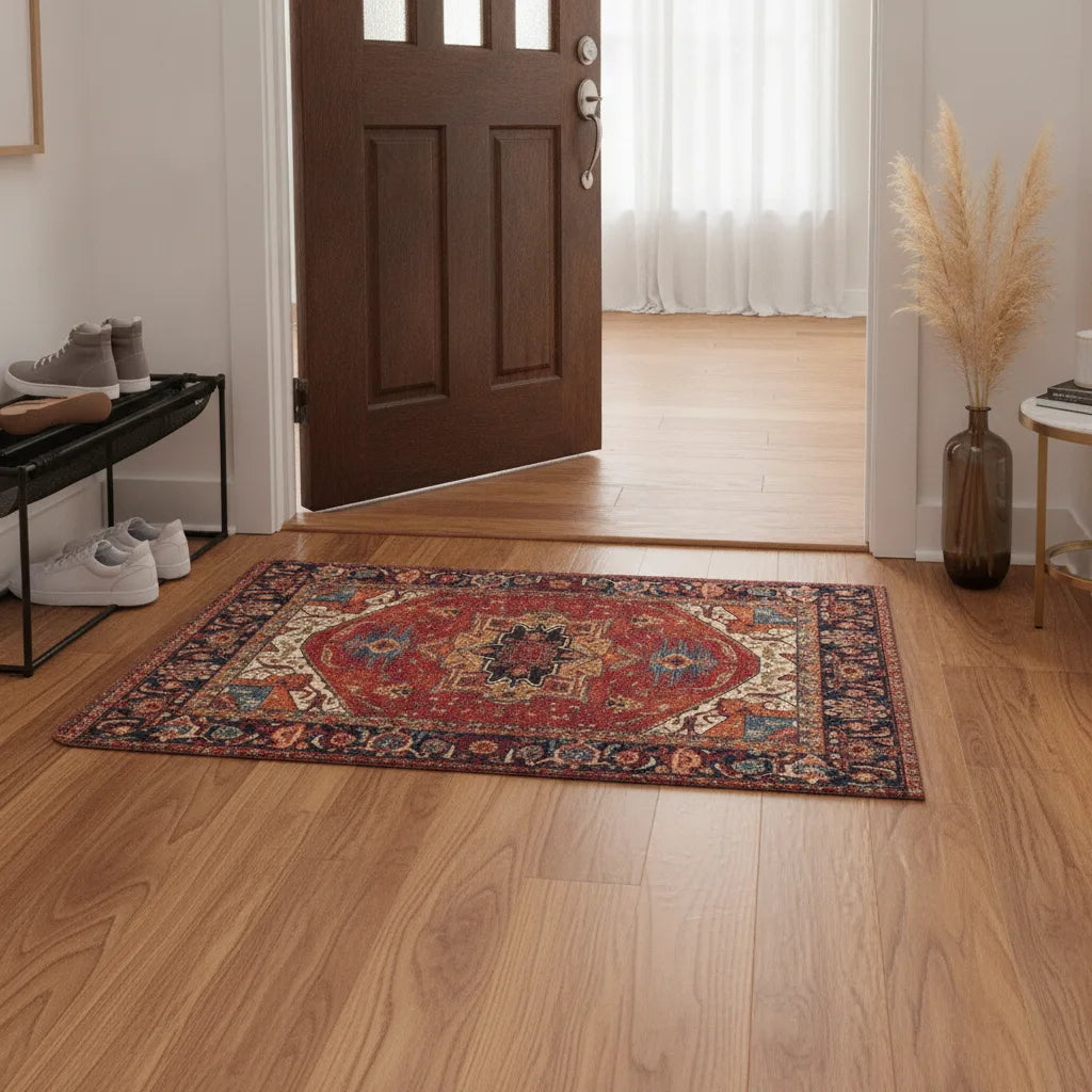 Tapis d'entrée berbère petit format