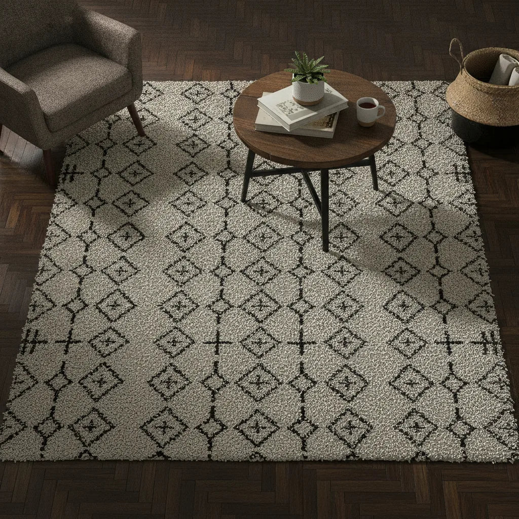Tapis de salon berbère ethnique