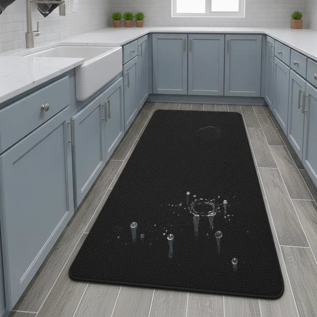 Tapis de cuisine flanelle absorbant