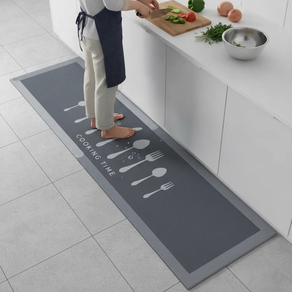 Tapis de cuisine long antidérapant