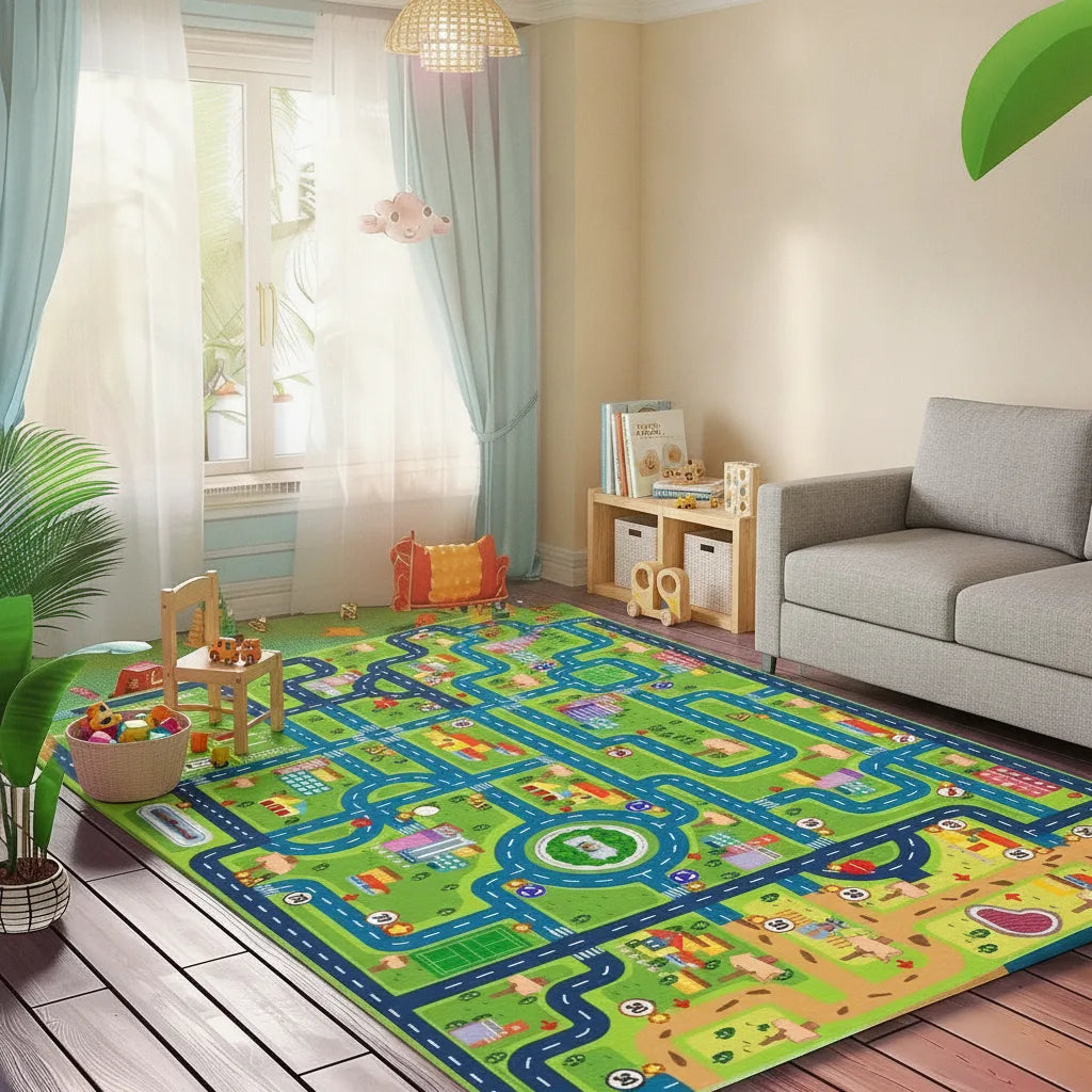 Tapis enfant circuit de ville