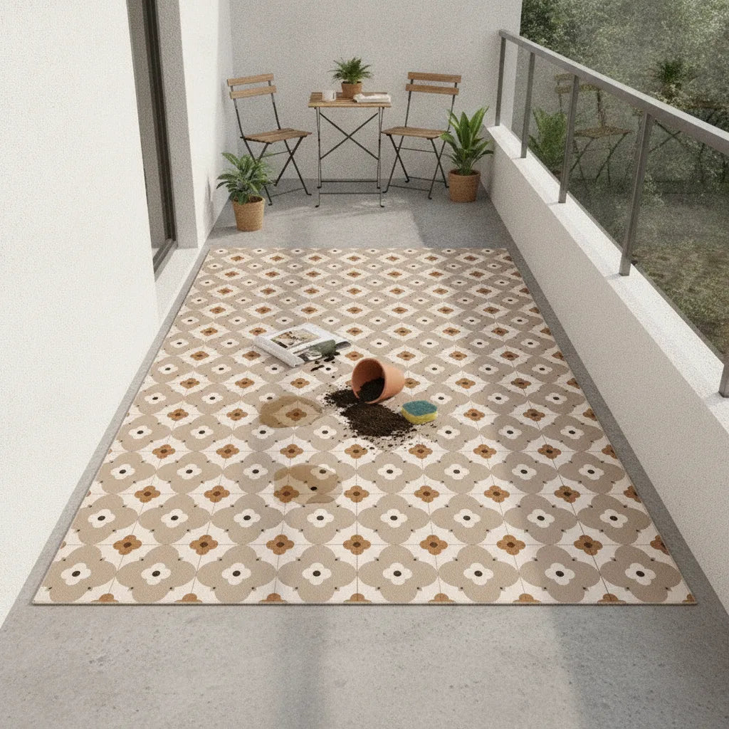 Tapis extérieur imperméable balcon