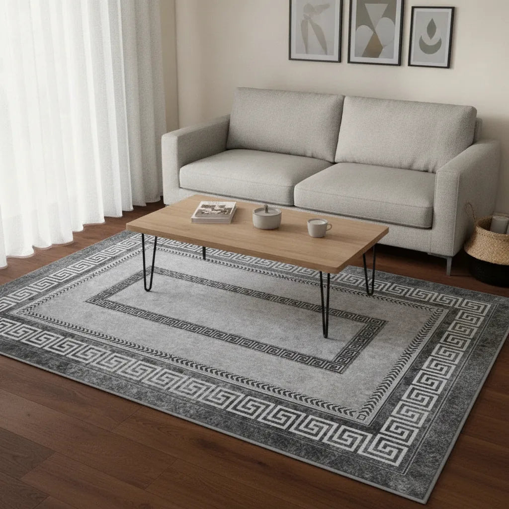 Tapis salon moderne sous table basse