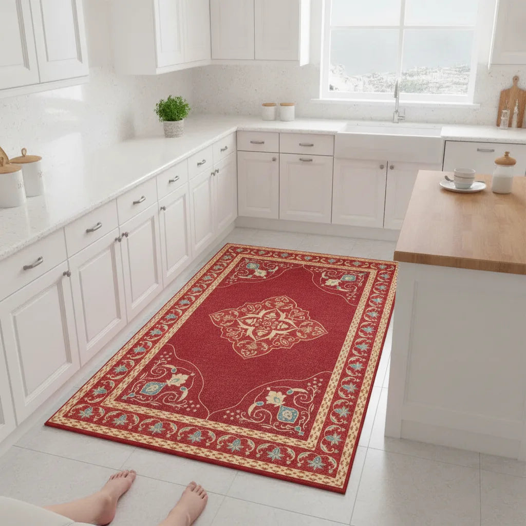 Tapis de cuisine vintage lavable