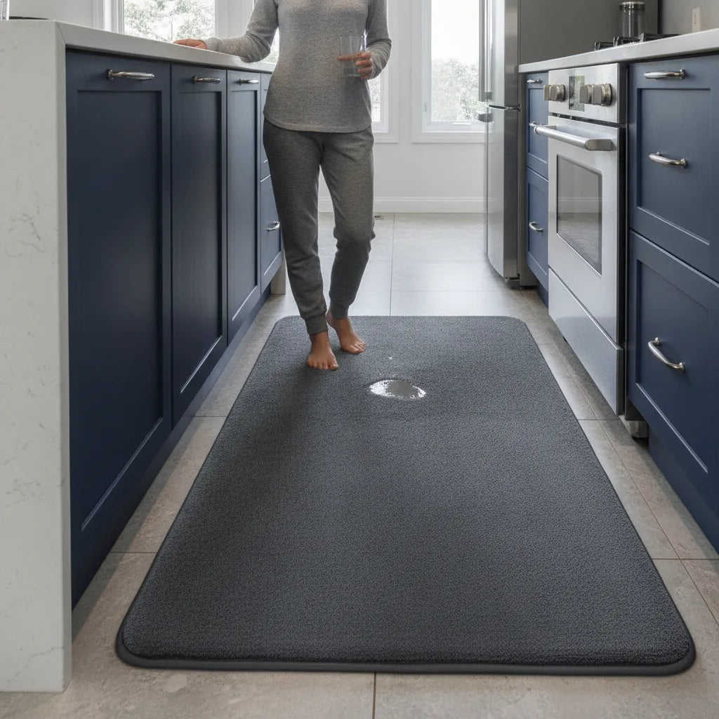 Tapis de cuisine flanelle absorbant