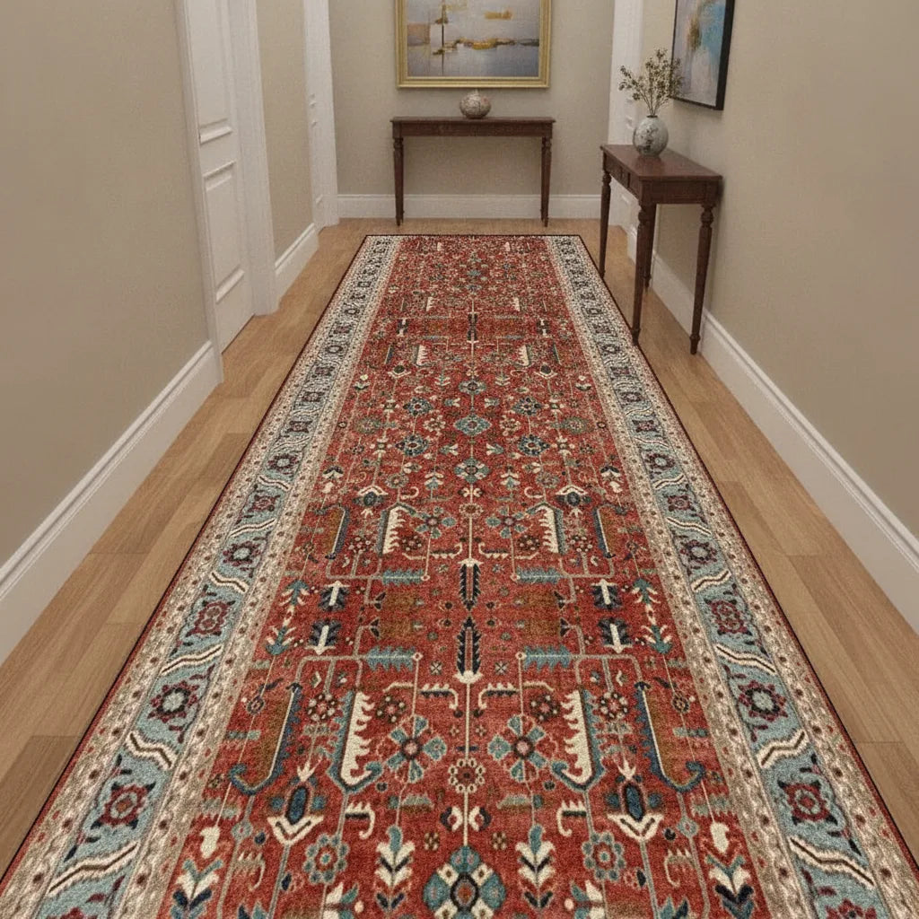 Tapis de couloir motif oriental