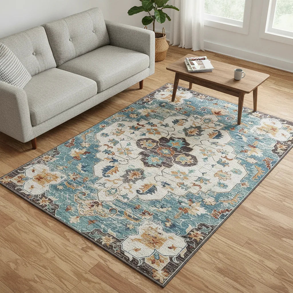 Tapis persan vintage lavable