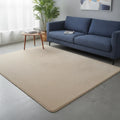 Tapis de salon uni en flanelle douce