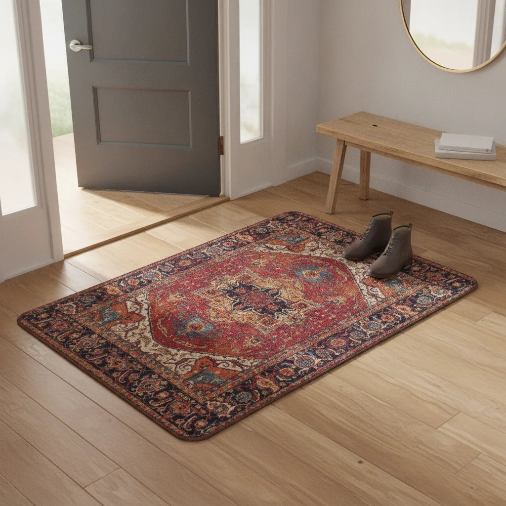 Tapis d'entrée berbère petit format