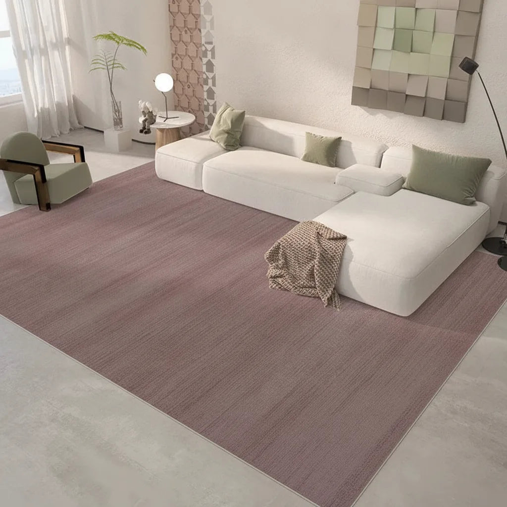 Tapis de salon uni minimaliste