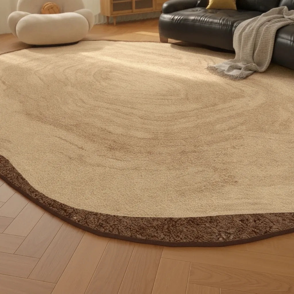 Tapis rétro moelleux à motifs
