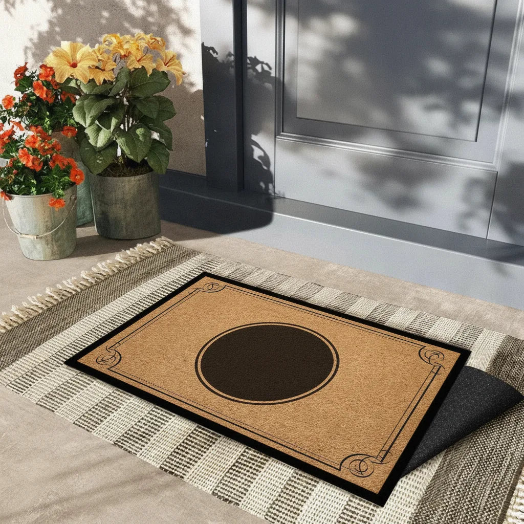 Tapis d'entrée imprimé pour l'extérieur