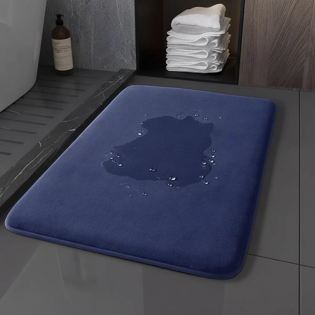 Tapis de bain très absorbant en velours