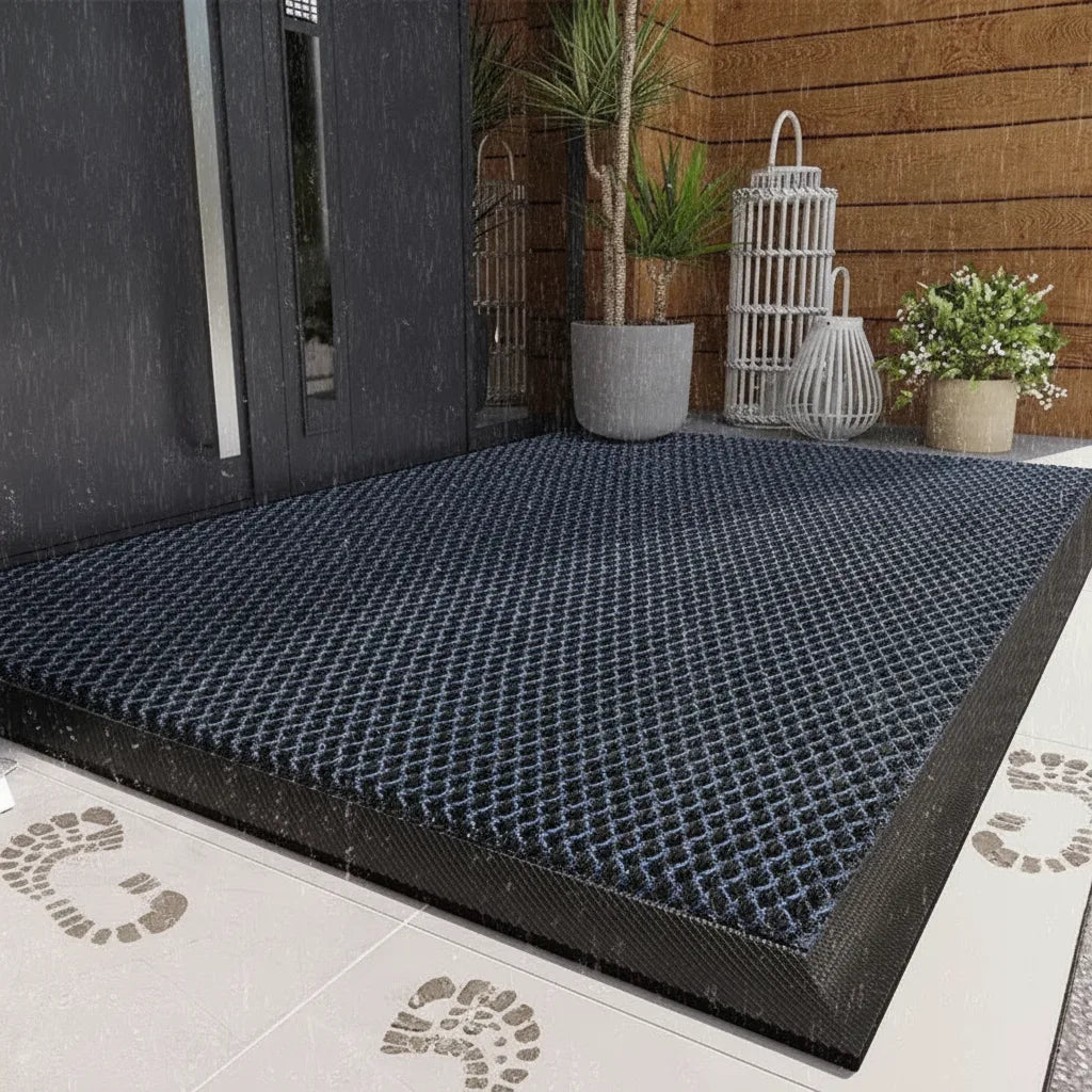 Tapis d'entrée extérieur en caoutchouc