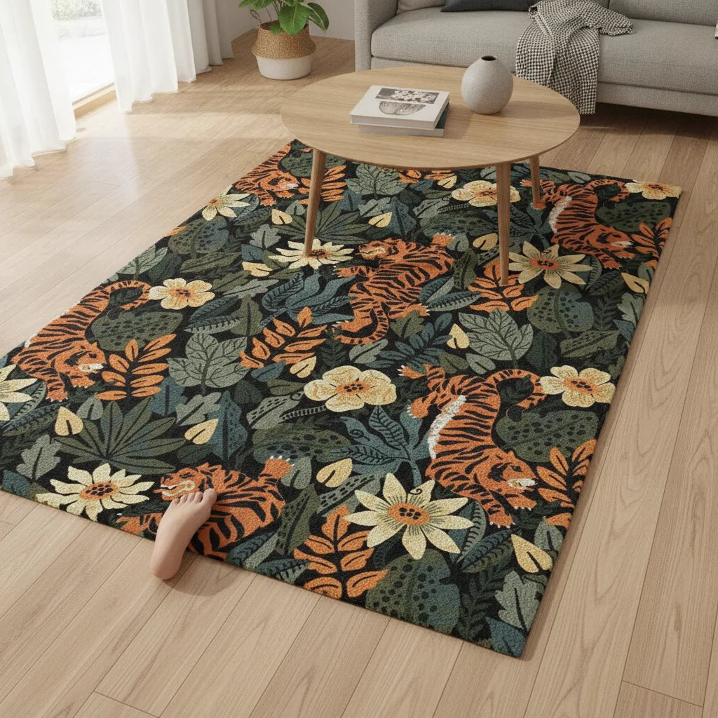 Tapis de salon berbère ethnique