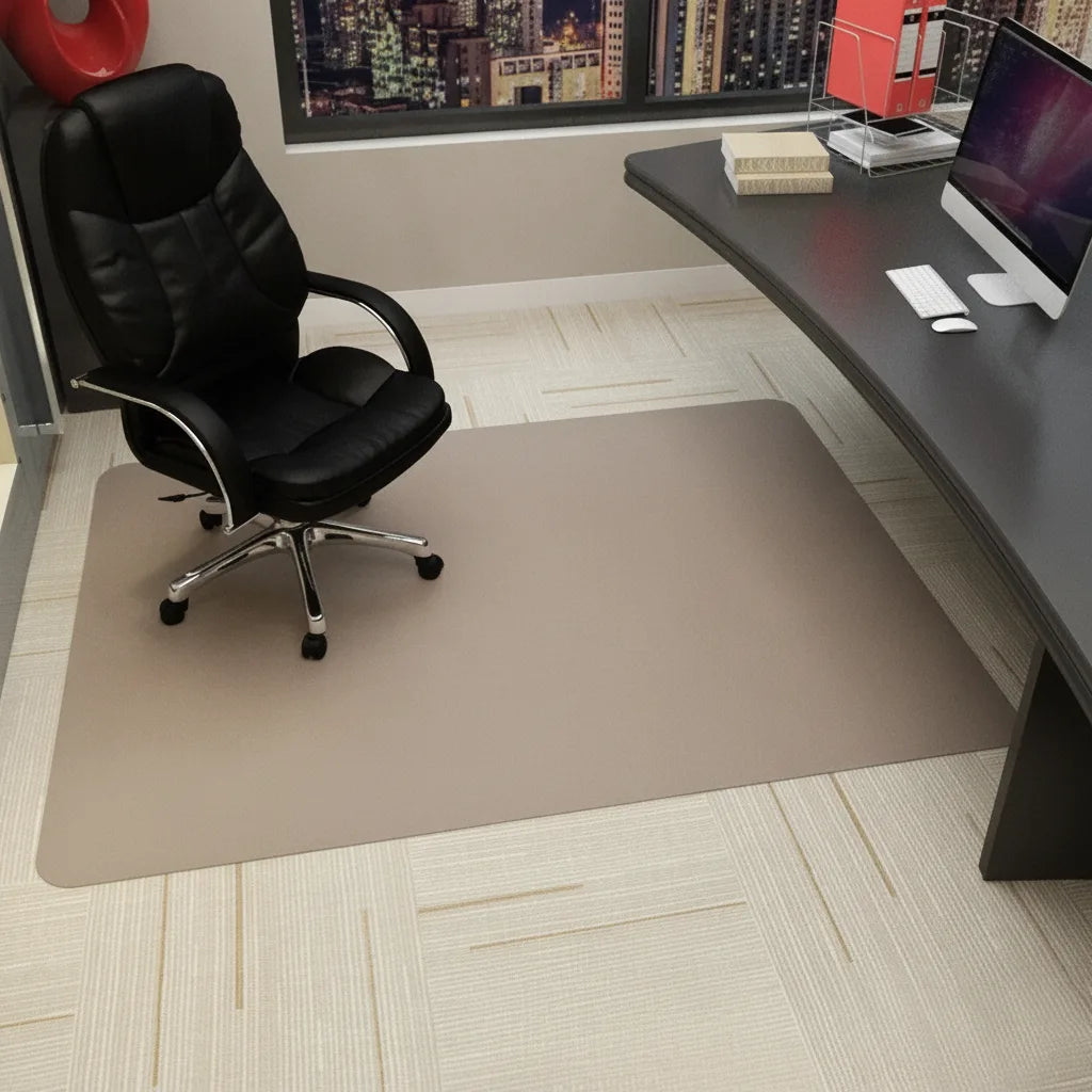 Tapis de bureau rayé antidérapant