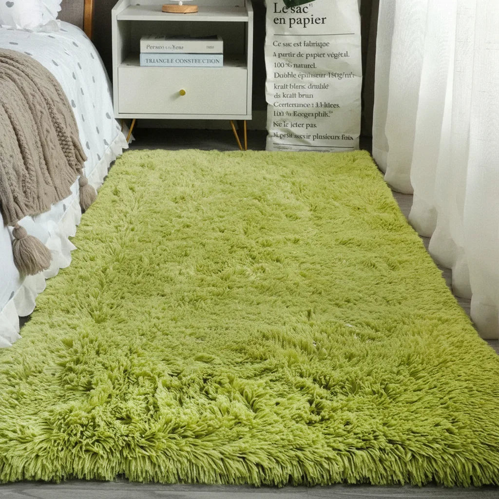 Tapis chambre enfant uni tout doux