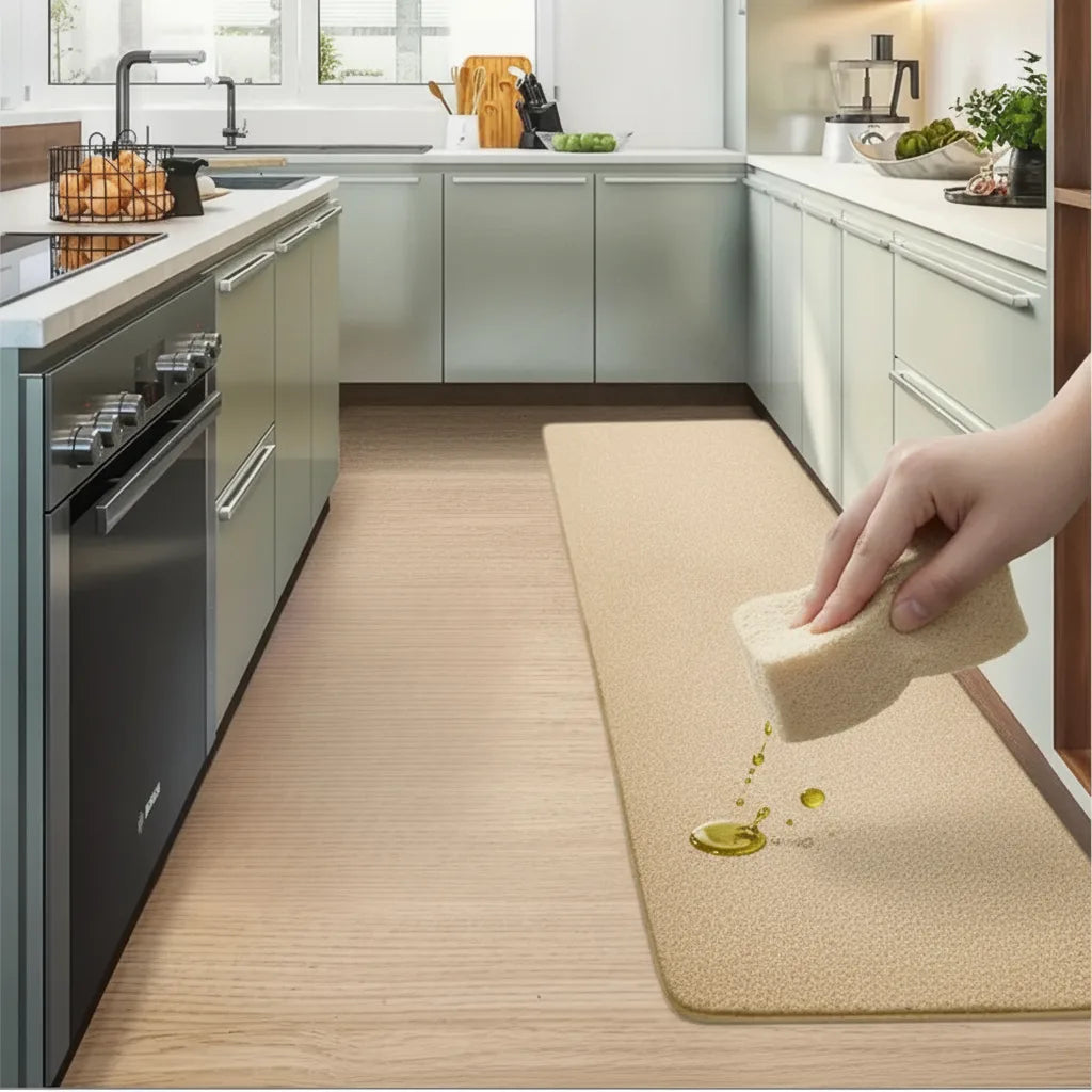 Tapis de cuisine anti-taches de gras
