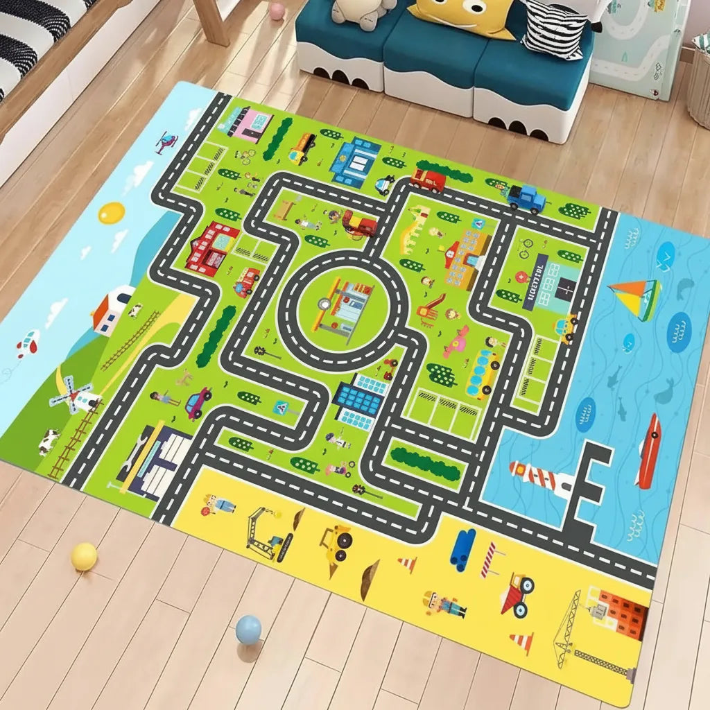 Tapis enfant circuit de ville