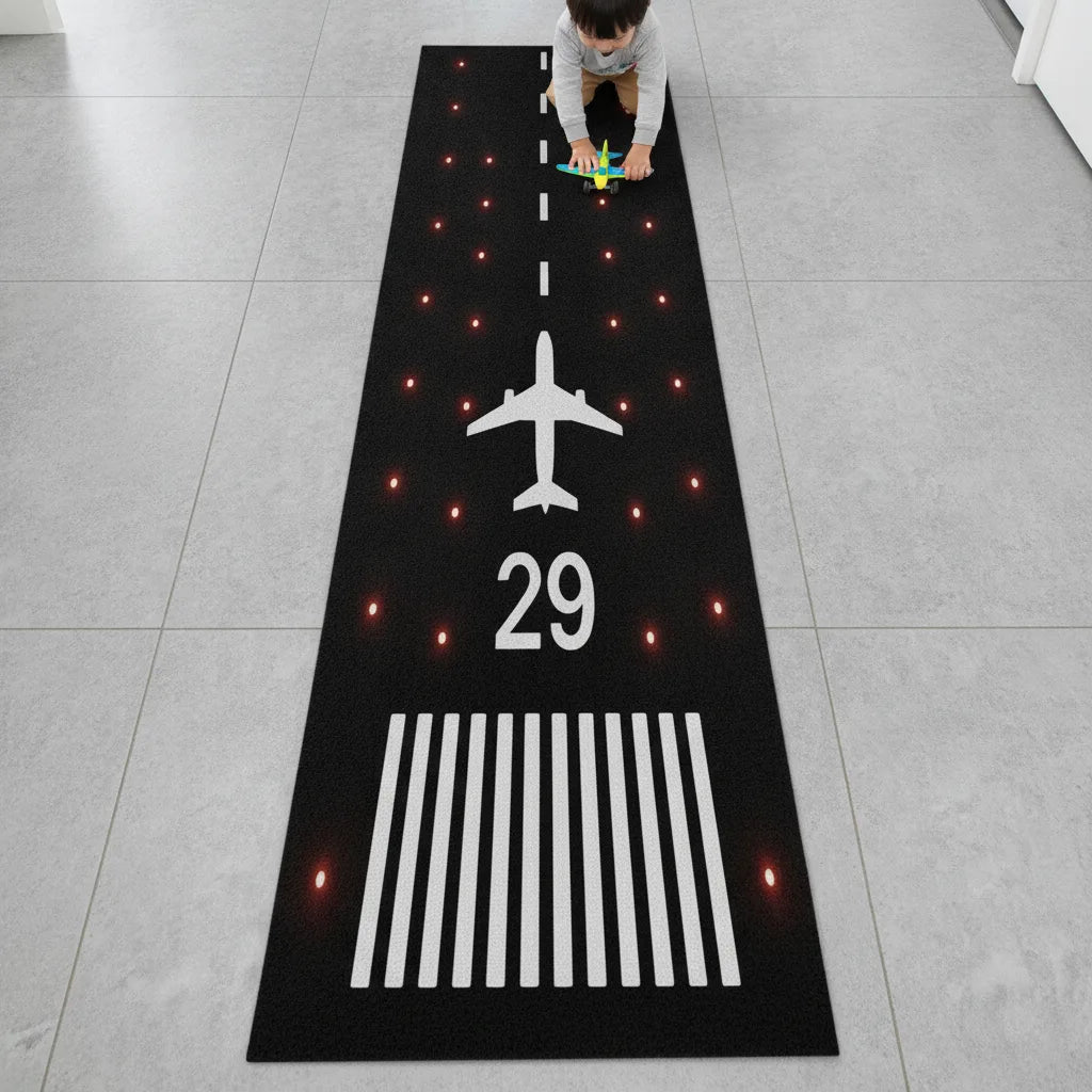 Tapis enfant piste d'aéroport