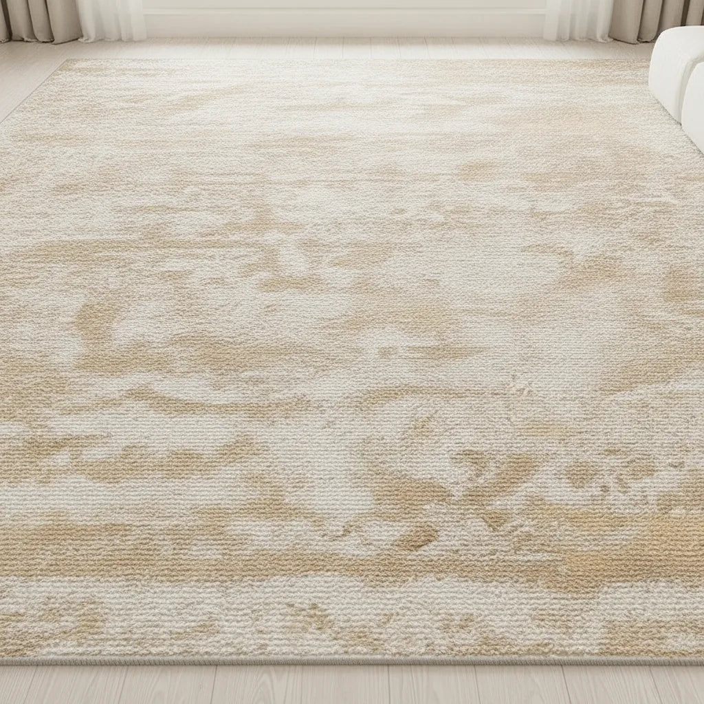 Tapis de salon rayé doux et épais