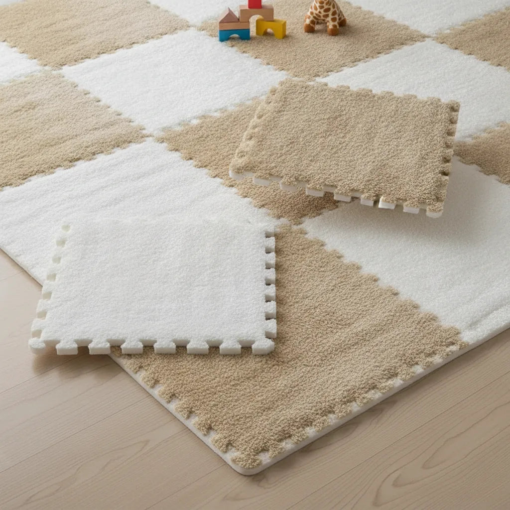 Tapis puzzle enfant en dalles mousse
