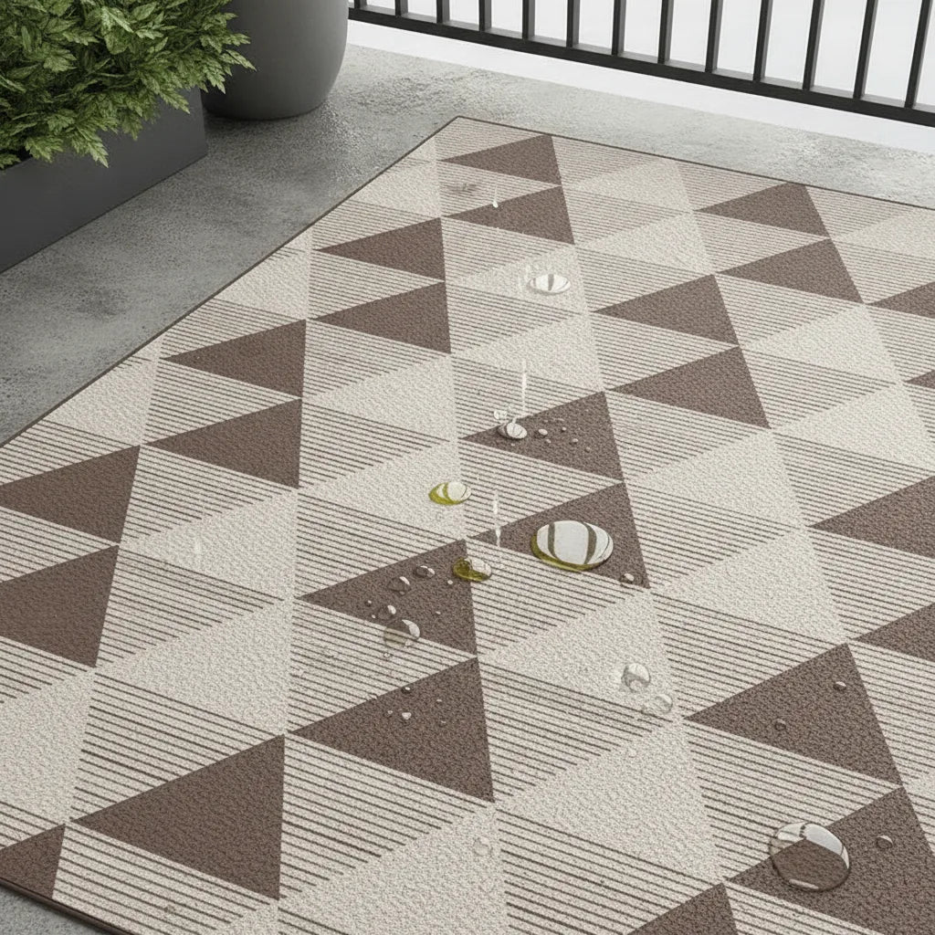 Tapis extérieur classique lavable