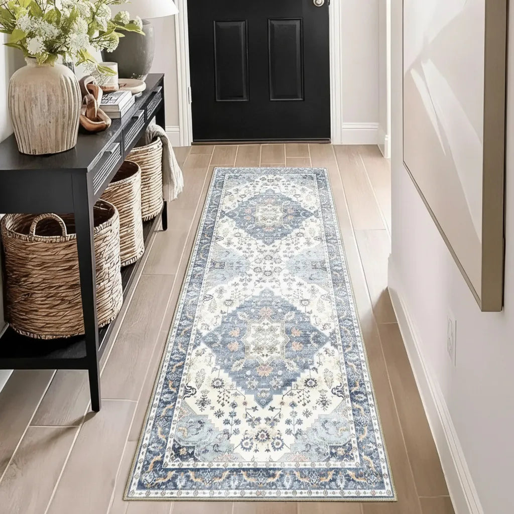Tapis de couloir bohème vintage